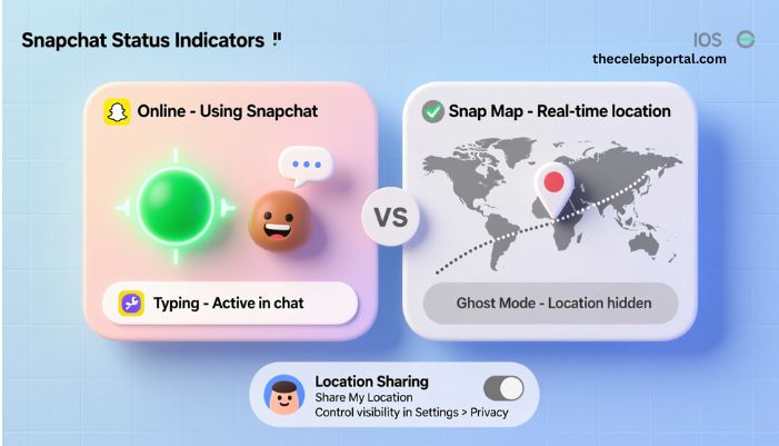 what does the green dot mean on snapchat
